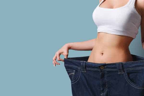 woman after fat reduction treatment Buckinghamshire