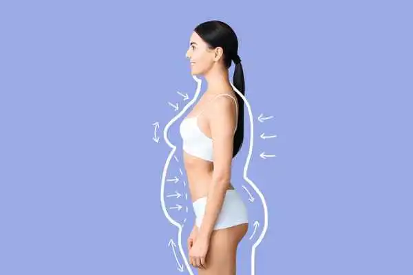 image of woman experiencing fat reduction treatment Buckinghamshire
