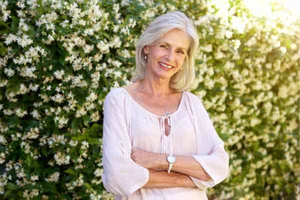 Older woman happy with urinary incontinence treatment Buckinghamshire