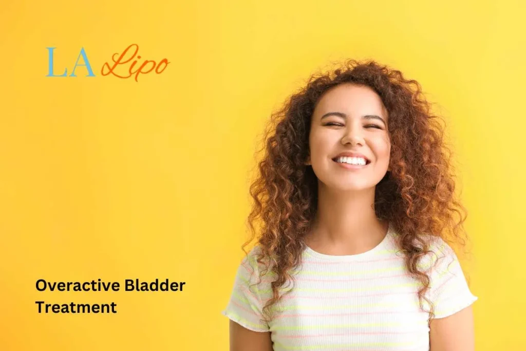 woman smiling about overactive bladder treatment Buckinghamshire solutions
